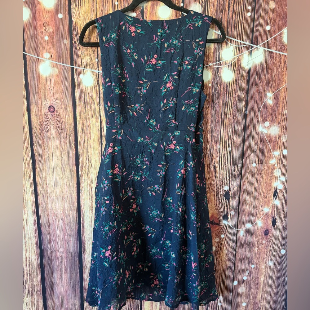 APRICOT Navy Floral Midi Dress - Picture 6 of 8